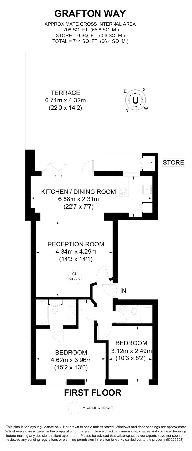 Grafton Way: A Fantastic Terraced 2 Bedroom