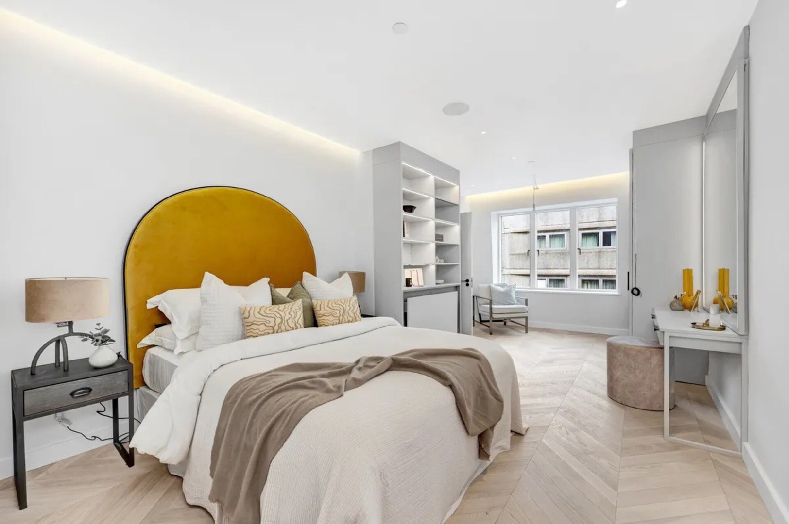 Soak in the Spalike Marble Bath at Plush Penthouse
