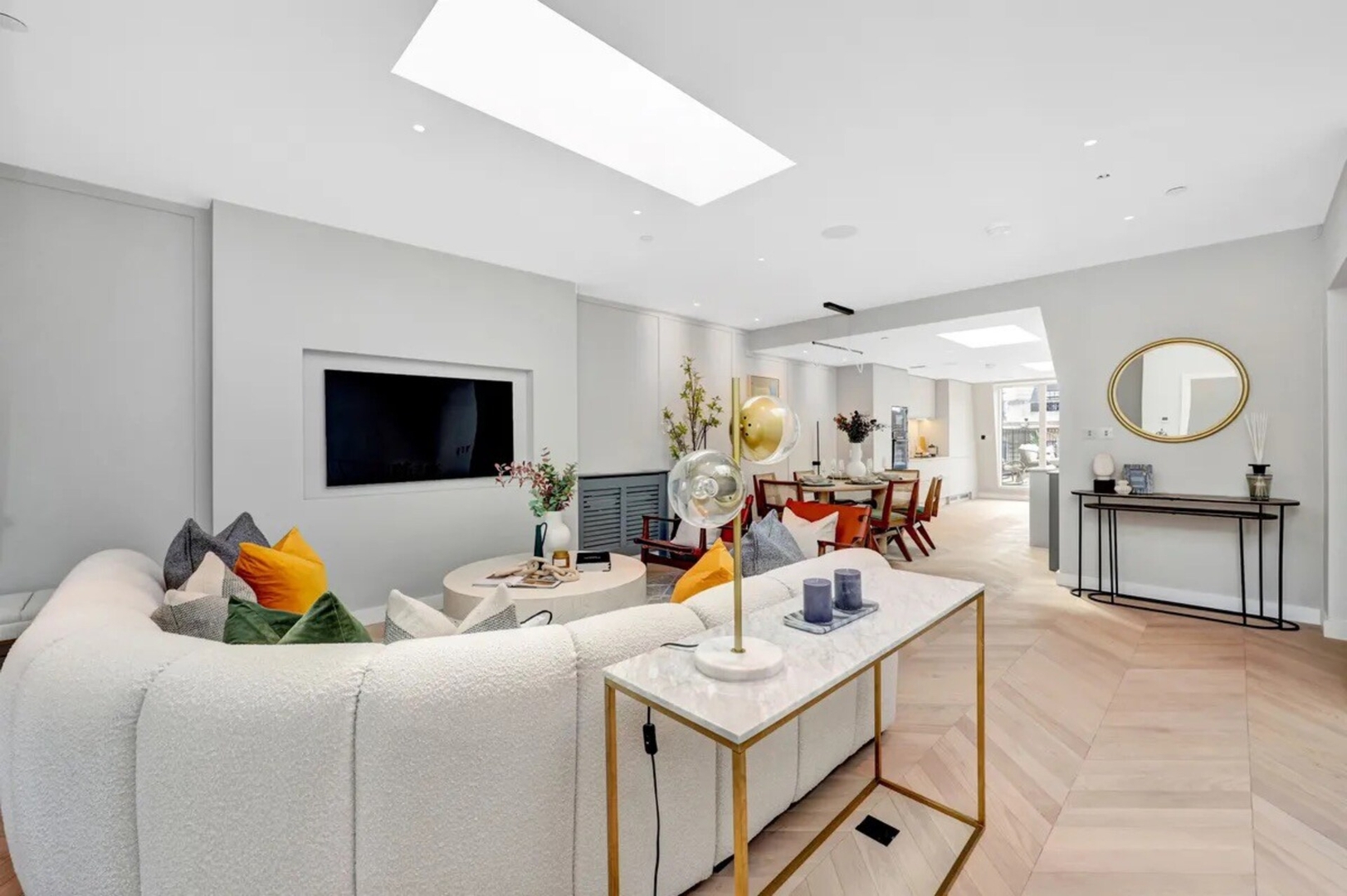 Soak in the Spalike Marble Bath at Plush Penthouse